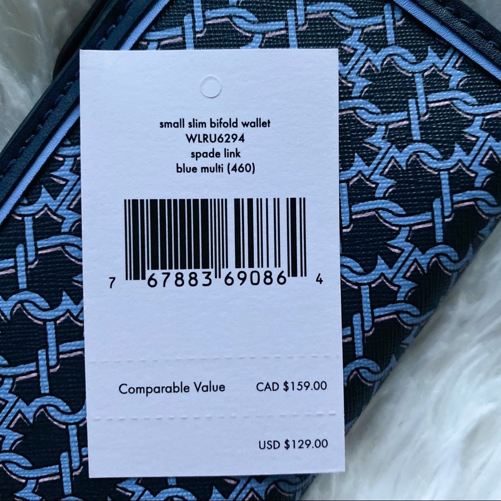NWT Kate Spade Slim Bifold Wallet - Picture 5 of 5